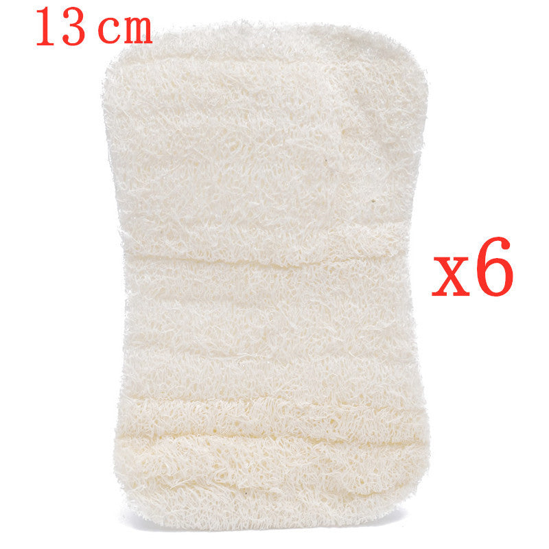 Natural Loofah Washing Bowl Brush Pan Loofah Old Dry Tendon Dishwashing Object Kitchen Cleaning Products