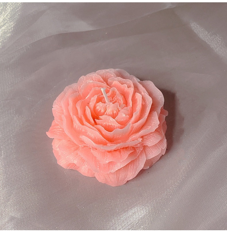 Peony Flower Luminous Fluorescence Low Temperature Candles