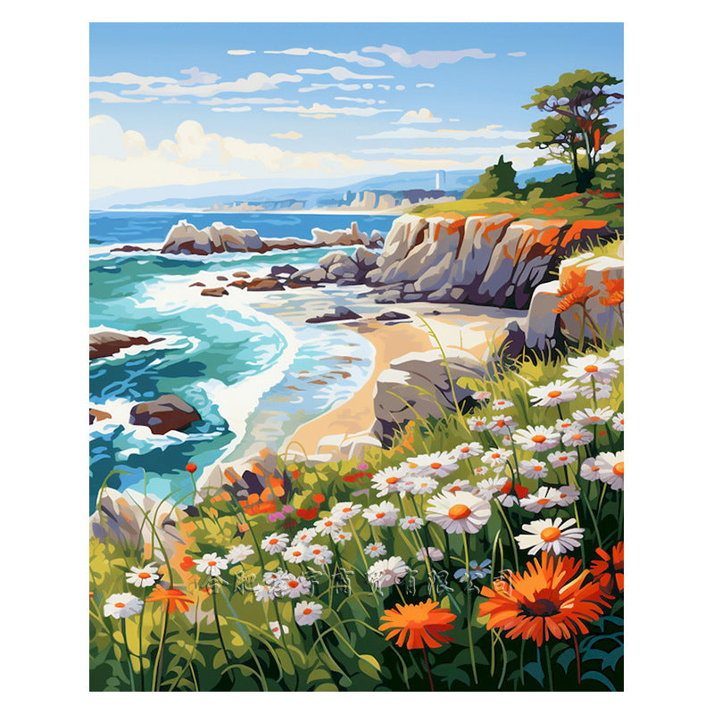 Diamond Beautiful Landscape DIY Handmade Living Room Entrance Decorative Painting