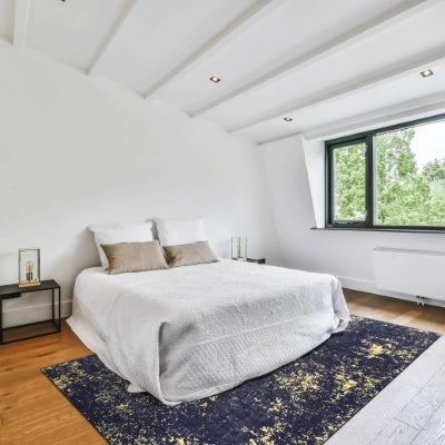 LOOM  LUXE 5x8 Area Rug For Bedroom, Washable Rug, Low-Pile, Non-Slip, Non-Shedding, Foldable, Kid Pet Friendly - Area Rugs For Living Room, Bedroom, Kitchen Wedding Gift