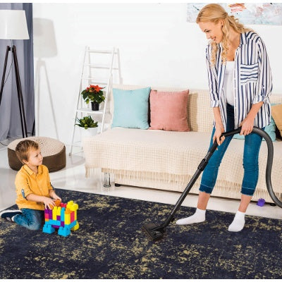 LOOM  LUXE 5x8 Area Rug For Bedroom, Washable Rug, Low-Pile, Non-Slip, Non-Shedding, Foldable, Kid Pet Friendly - Area Rugs For Living Room, Bedroom, Kitchen Wedding Gift