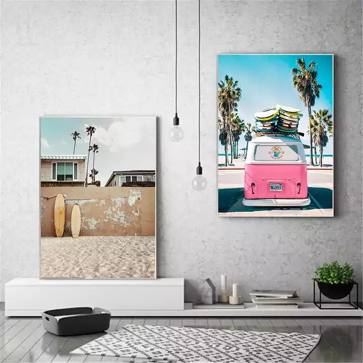 Seaside Landscape Painting Living Room And Bedroom Painting