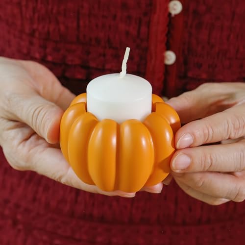 Pumpkin Candlestick Holders