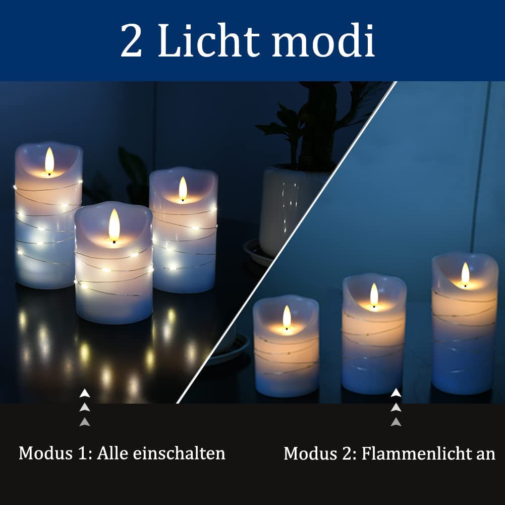 Ivory LED flameless Candle