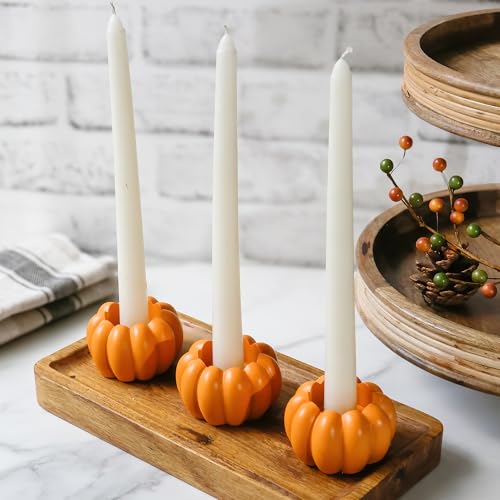 Pumpkin Candlestick Holders