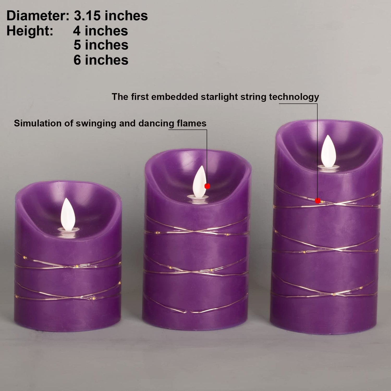 Ivory LED flameless Candle