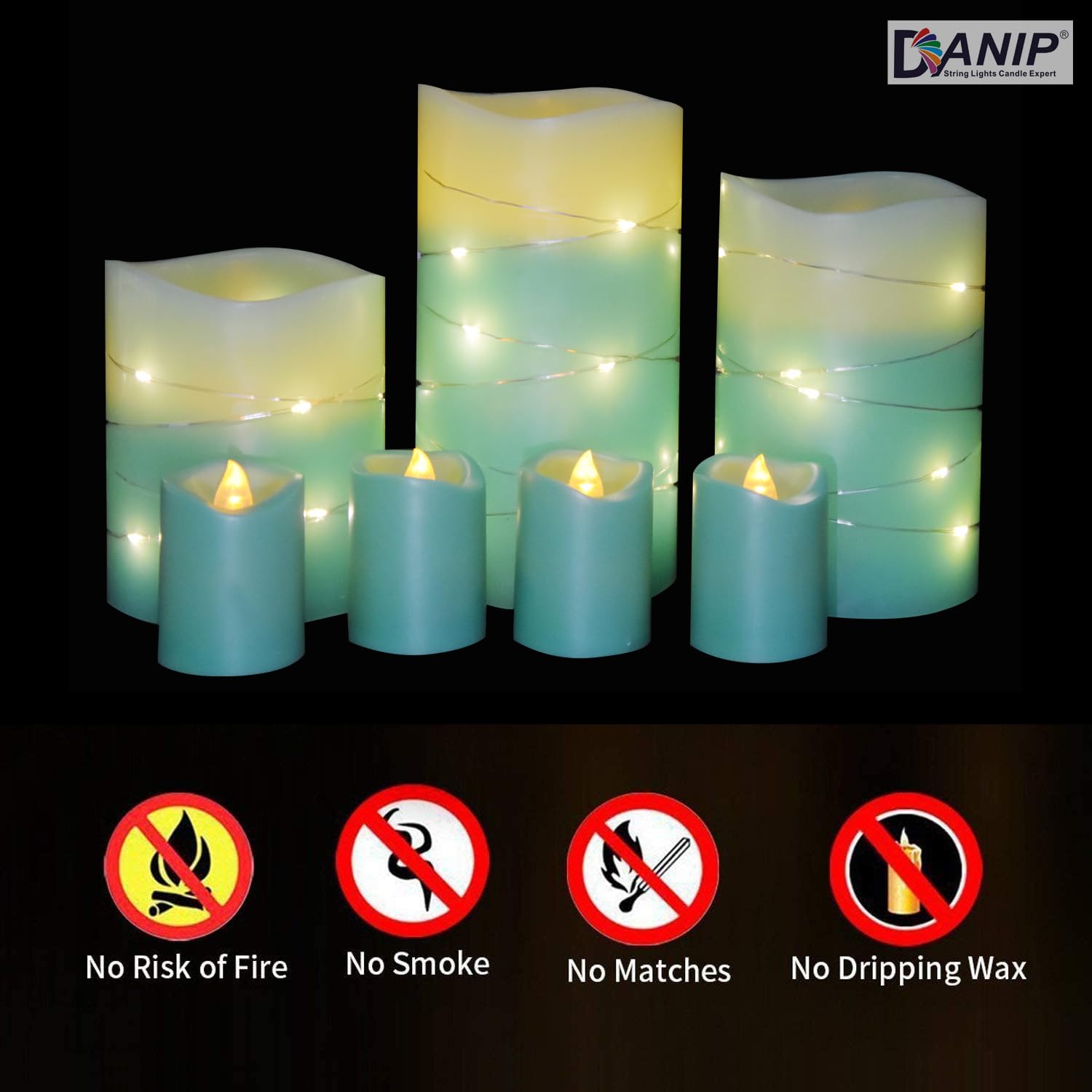 Ivory LED flameless Candle