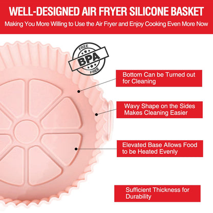 Air Fryer Silicone Liners Pot