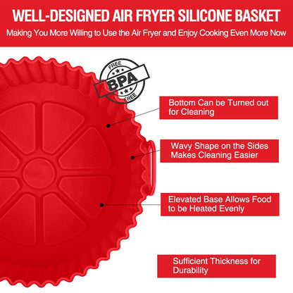 Air Fryer Silicone Liners Pot