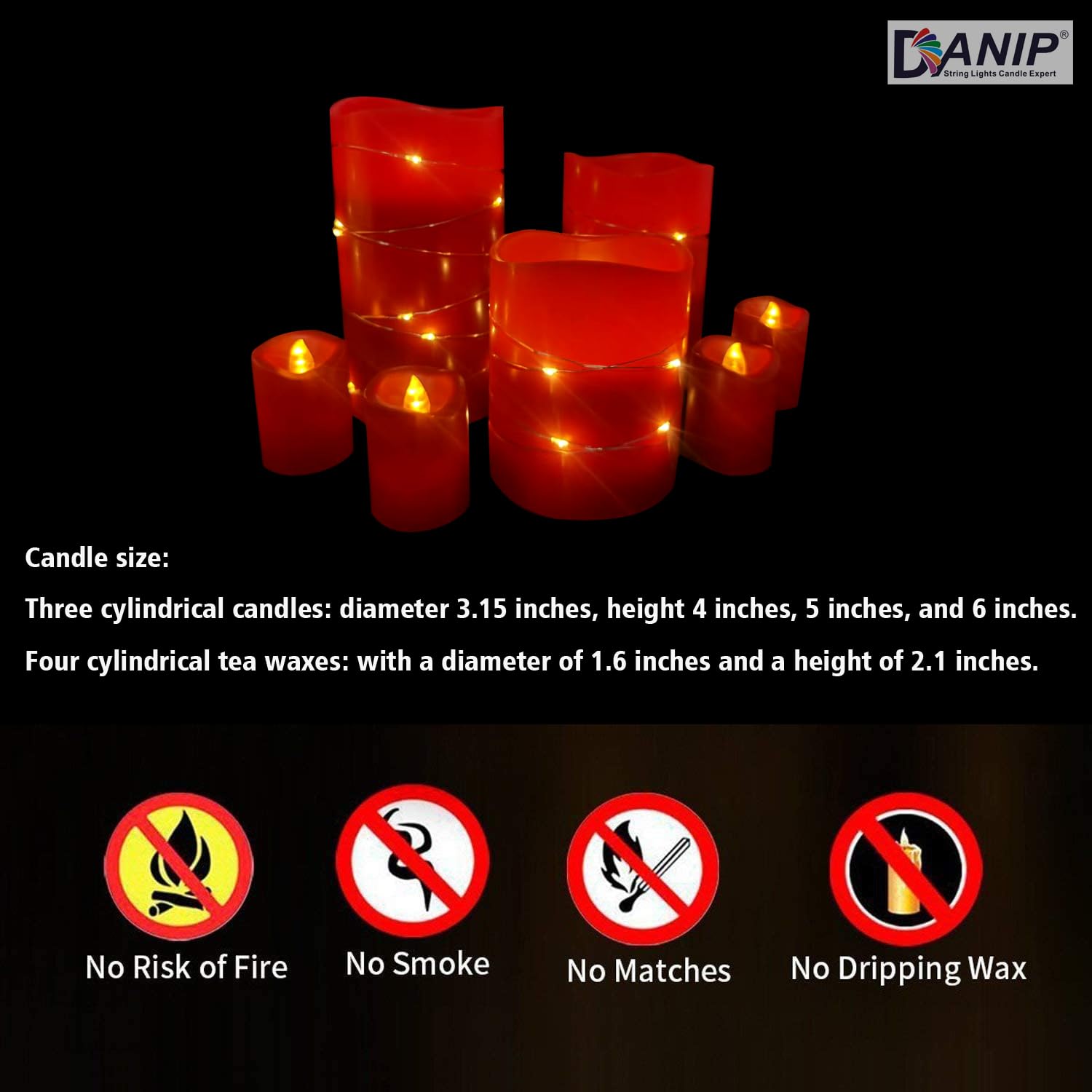 Ivory LED flameless Candle