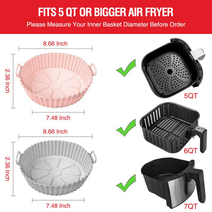 Air Fryer Silicone Liners Pot