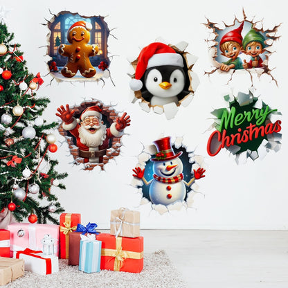 3D Christmas Decals