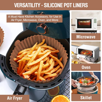 Air Fryer Silicone Liners Pot