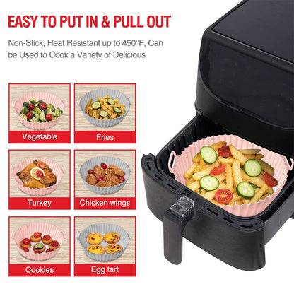 Air Fryer Silicone Liners Pot