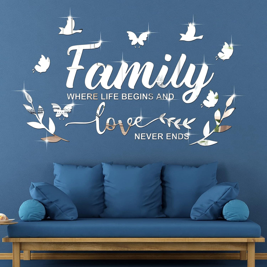 Mirror Family Wall Decor 3D Acrylic